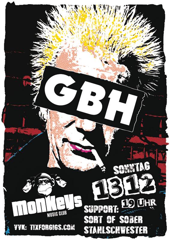 g.b.h. + s.o.s. + stahlschwester @monkeys, hamburg, 20151213